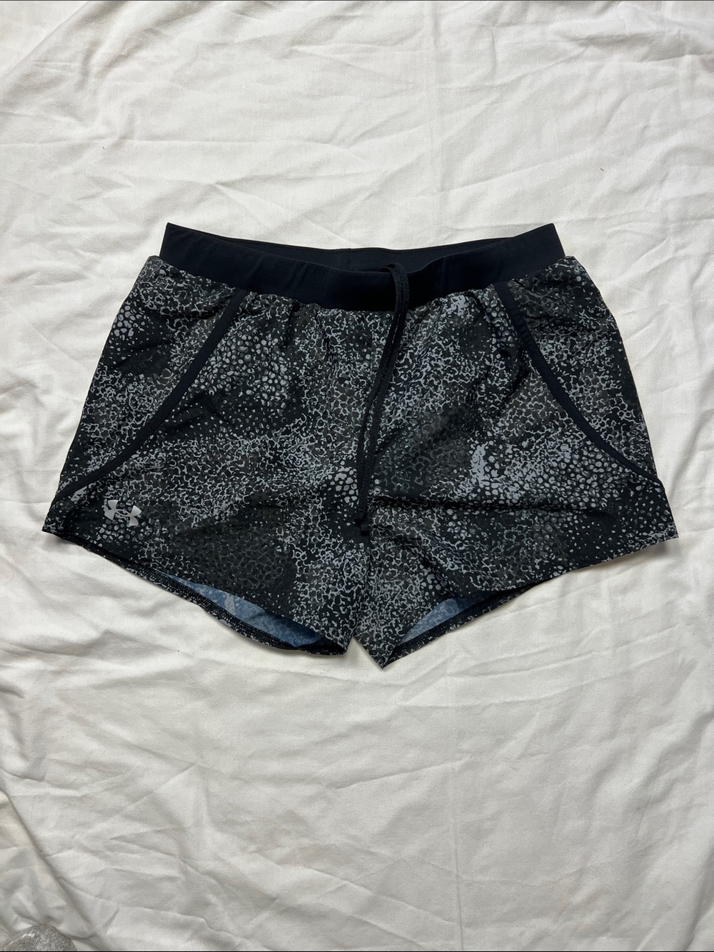 Under Armour Black Speckle Athletic Shorts